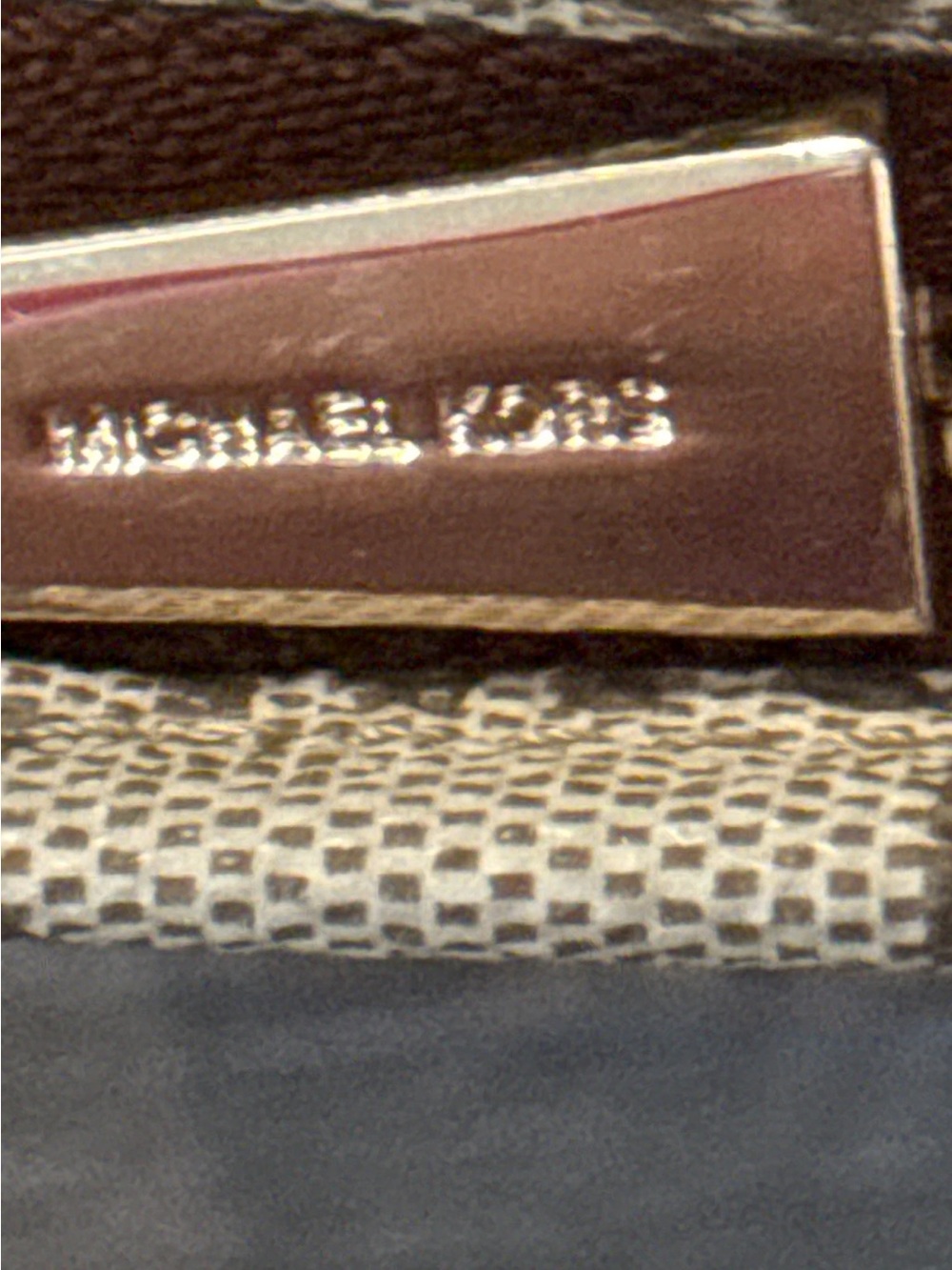 Michael Kors Signature Logo Belt Bag / Fanny Pack in the Classic Brown & Tan! - Picture 6 of 14